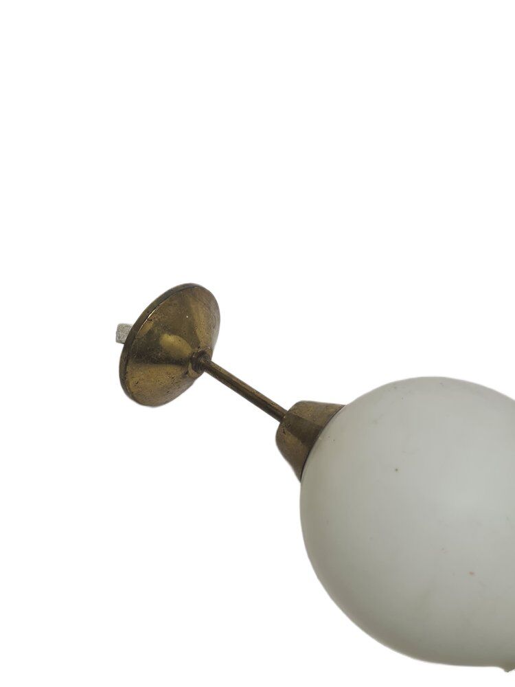 Lampe suspendue Art Déco, Pologne, années 1950