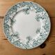 Set of 6 mismatched antique dinner plates