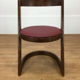 Set of 6 chairs Baumann Halfa design 70's