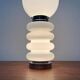Space age glass table lamp from the mid-century by Carlo Nason for JBS, 1960s.