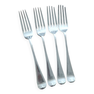 4 forks monogram M