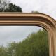 Vintage champagne gold wooden mirror – Louis-Philippe style – 86 × 62 cm