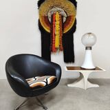 Midcentury swivel lounge chair vintage draaifauteuil 1970 'Graphic print'