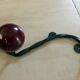 Vintage wall-mounted coat rack.