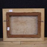 20th century Flemish bucolic landscape painting