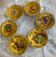 Set of 6 dessert plates in Sarreguemines majolica.