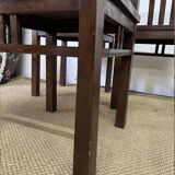 Set of 6 Mahogany wooden chairs