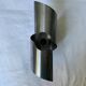 Brushed stainless steel wall light by Oxar France, vintage 1970s