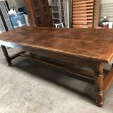 large old walnut farmhouse table