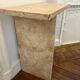 Table d'appoint en travertin