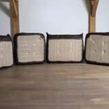 Canapé Togo original Ligne Roset en cuir par Michel Ducaroy, années 1970
