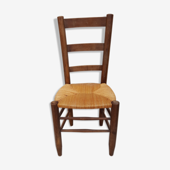 Rush chair France 1960-70s