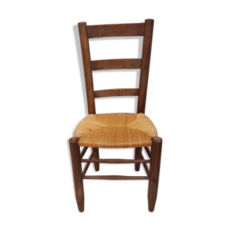 Rush chair France 1960-70s