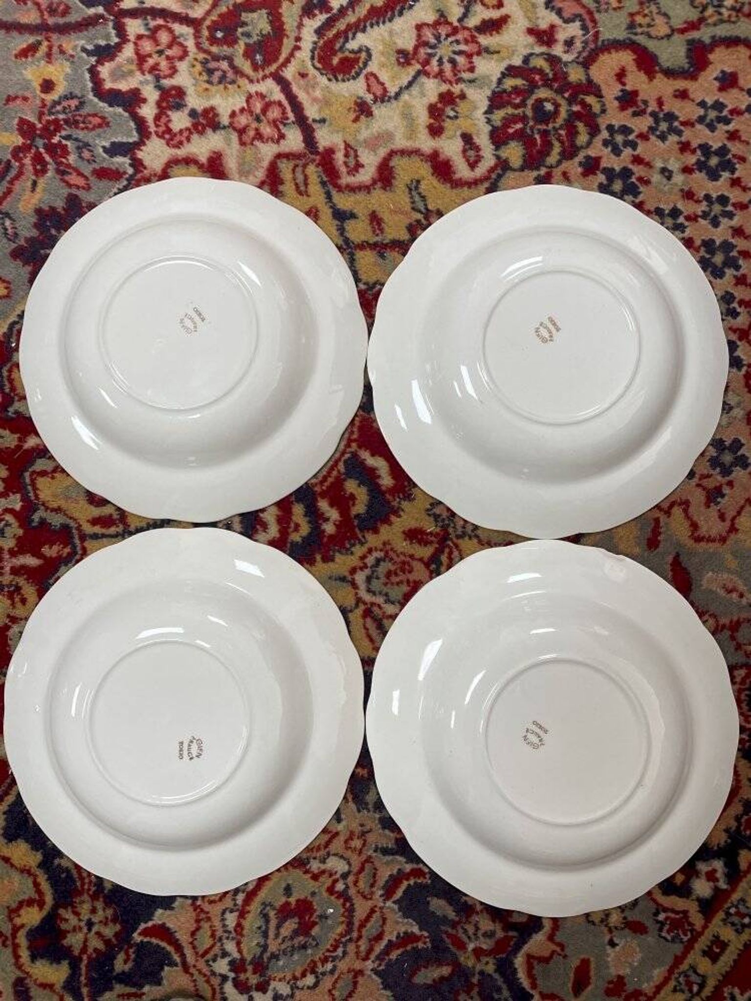 Set of 4 deep plates Gien Tokio diameter 23 cm