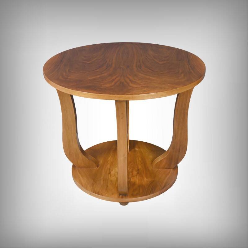 Walnut gueridon, Art Deco – 1930