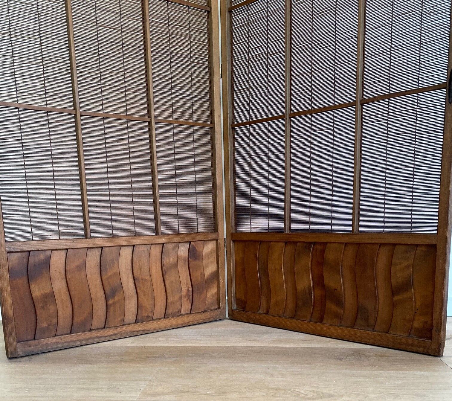 Japanese bamboo screen