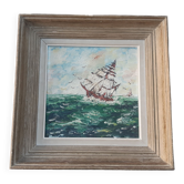Old navy painting