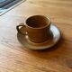 Coffee cup and dish