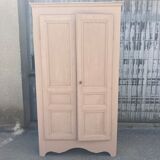 Painted cupboard made of solid wood