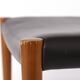 1 of 6 Vintage German Dining Chair by Lübke, 1970s, Beech Wood & Faux Leath