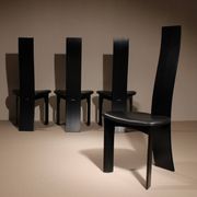 Four Sculptural ‚Iris‘ Chairs by Bob van den Berghe for Tranekaer