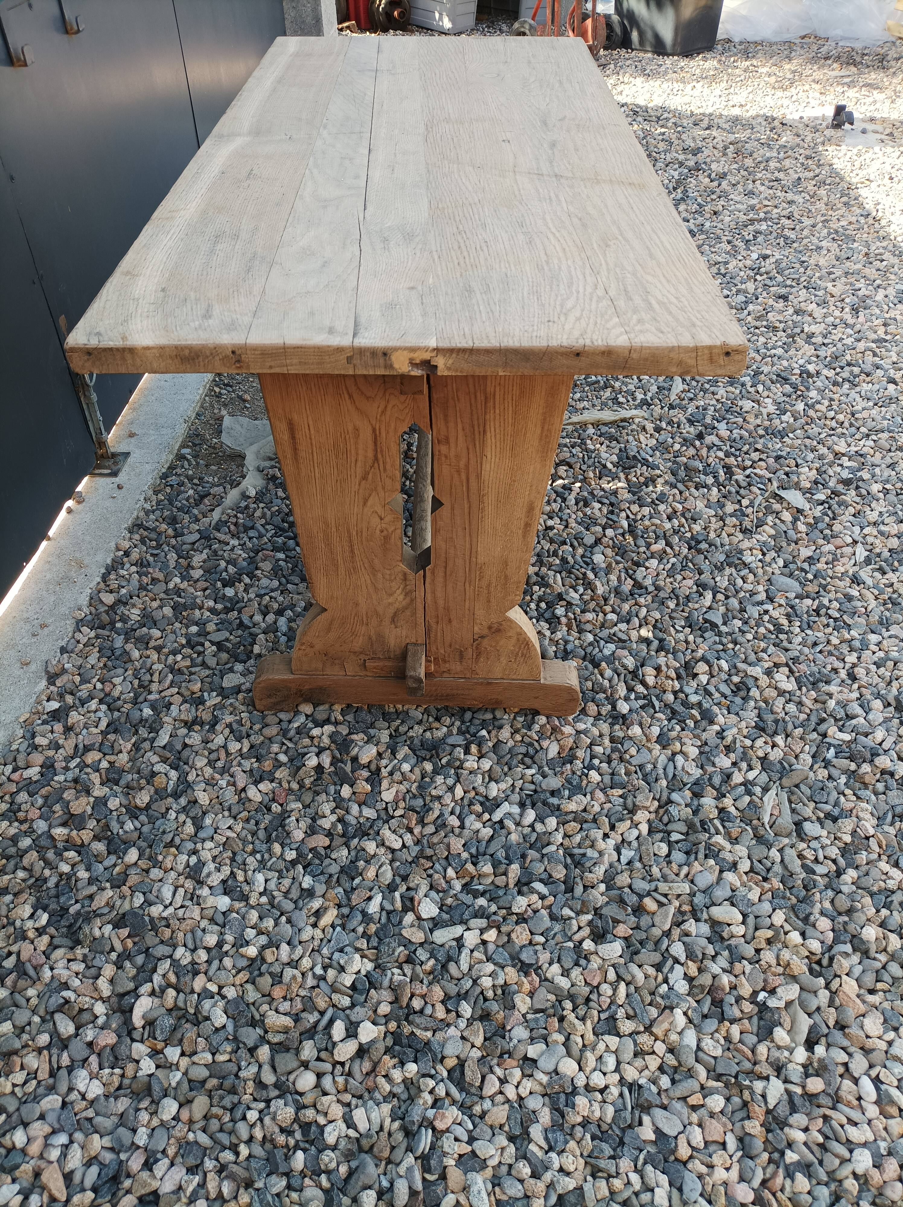 Old oak table