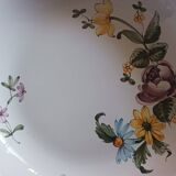 Floral plate from Moustiers