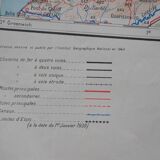 Vintage IGN map of Algiers