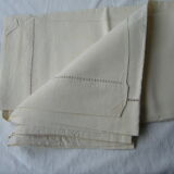Old embroidered linen sheets