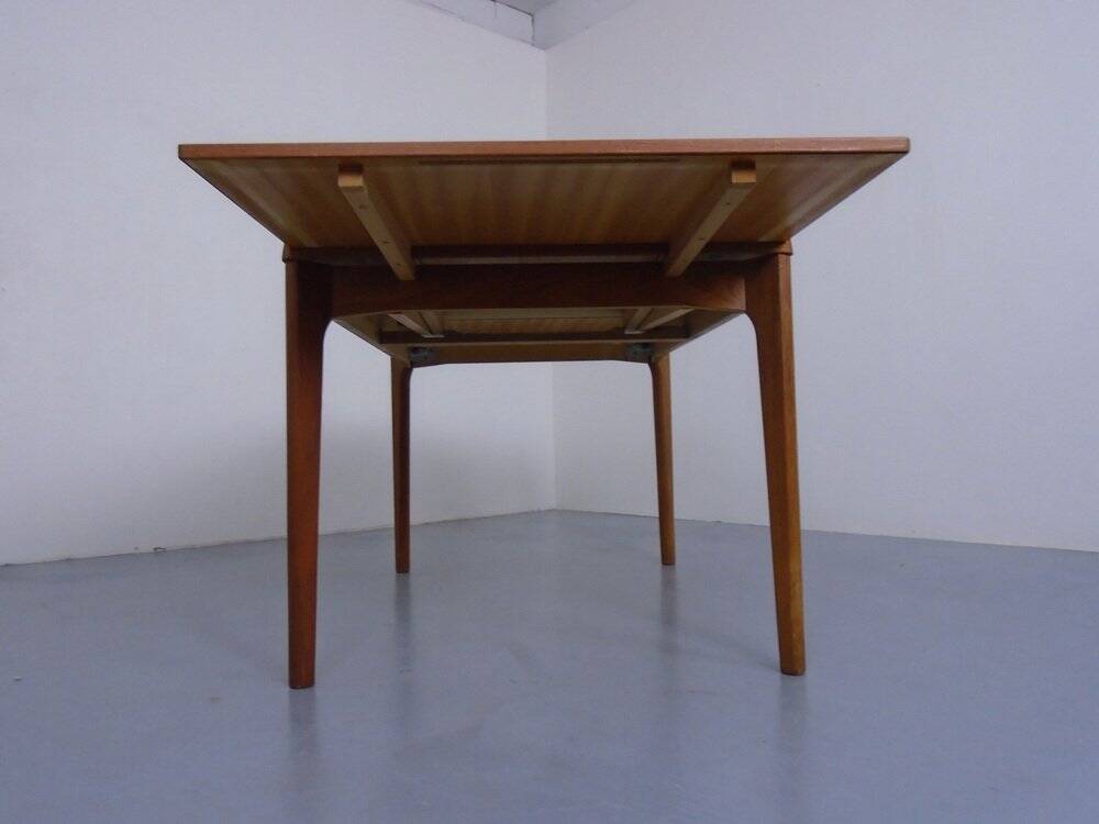 Extendable Teak Dining Table by Henning Kjærnulf for Velje Møbelfabrik, 1960s