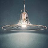 Vintage tourbillon pendant lamp, Murano, Italy, 1970s.