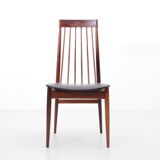 Suite of 6 rosewood bar chairs from Rio