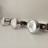 Vintage chrome wall coat rack