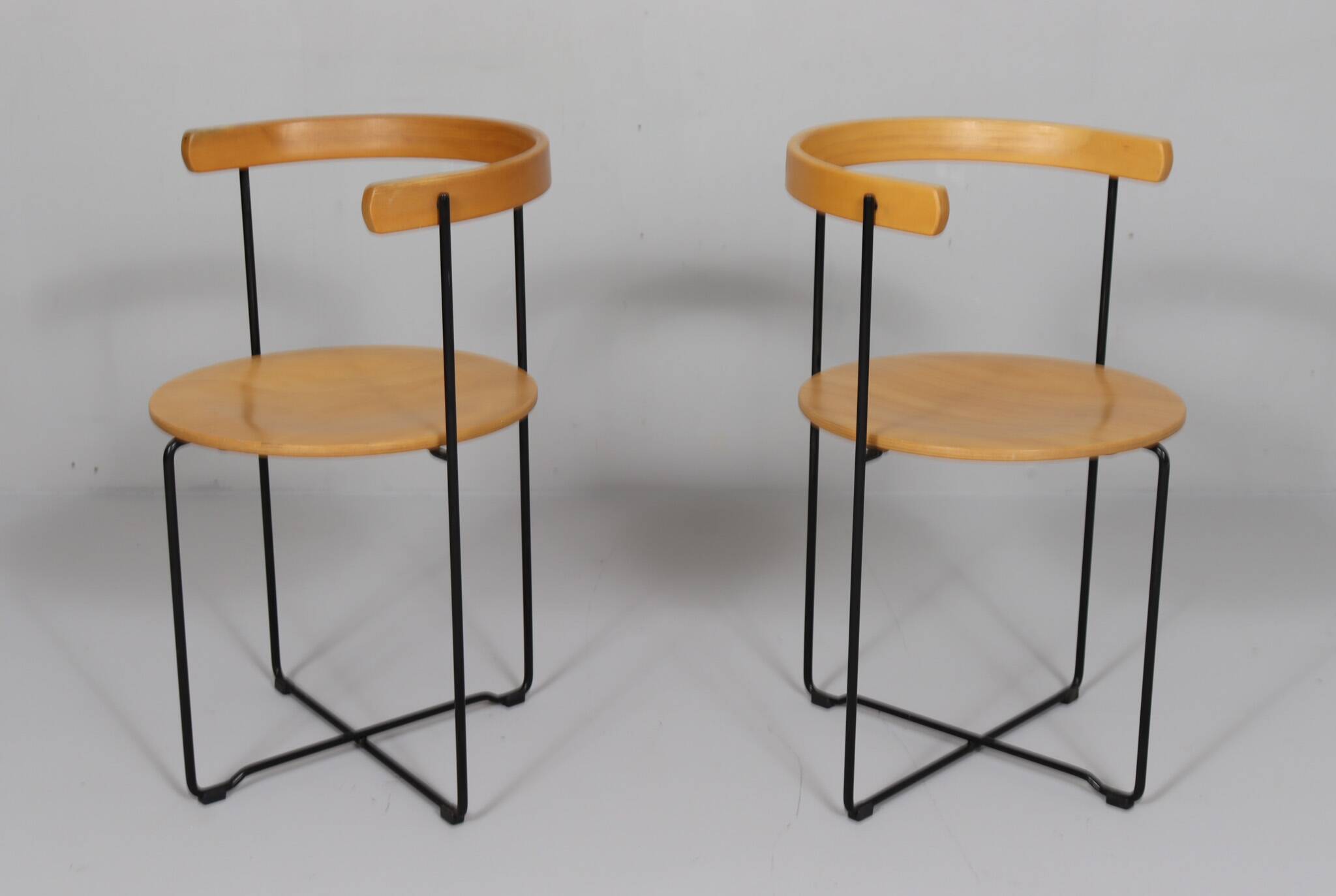 Ensemble de 4 chaises de salle à manger par Kusch+Co, design : Valdimar Harðarson, modèle : 'Soley', années 1980, Allemagne