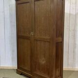 English oak wardrobe from the early 20th century.