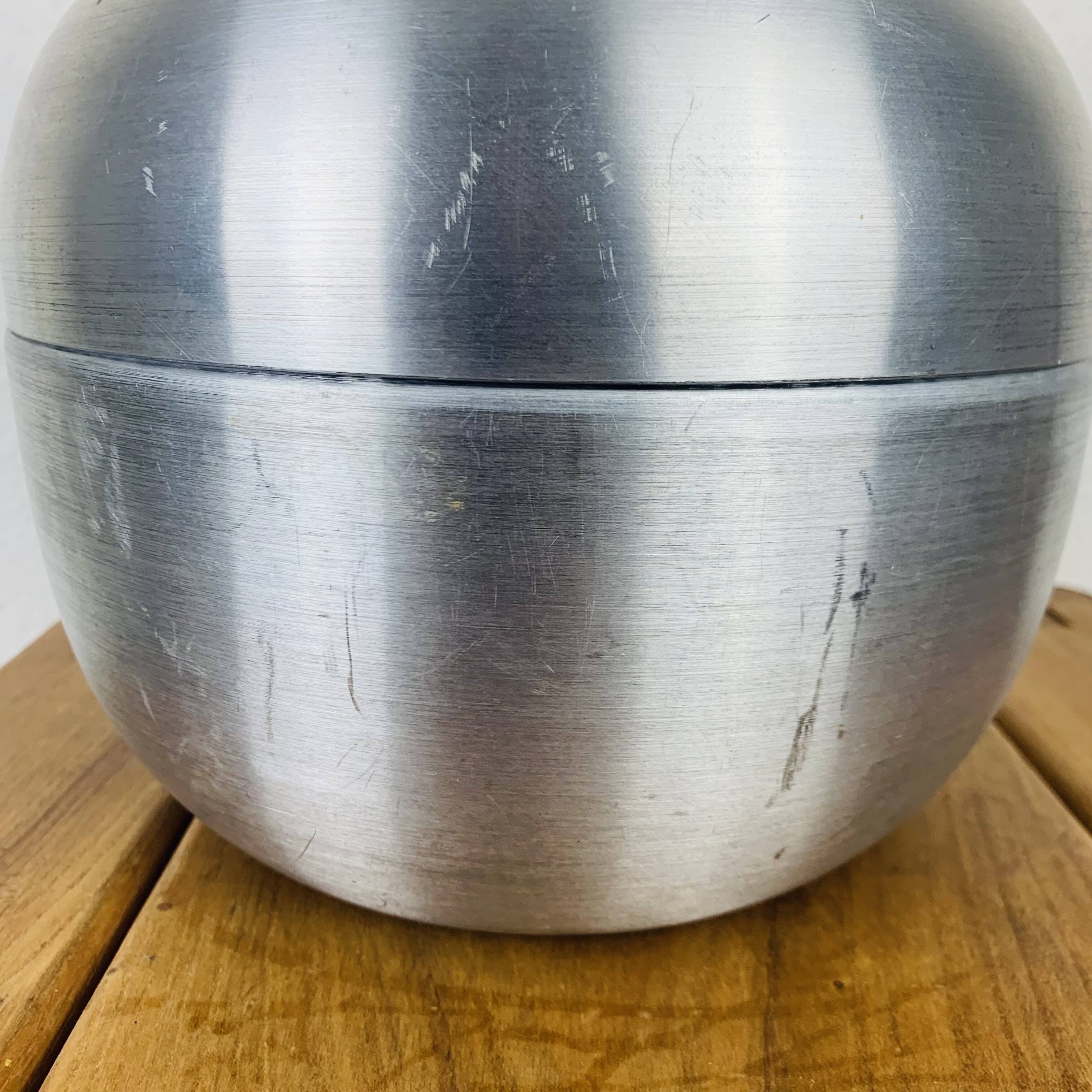 Apple aluminum ice bucket from the 70s