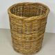 Extra Large Vintage Rattan Basket – Retro Decoration