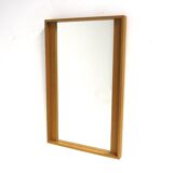 Scandinavian mirror "Gun 642" in oak, 86x54cm, Nybrofabriken, Sweden, 1960