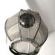Suspension smoked glass and design 70s