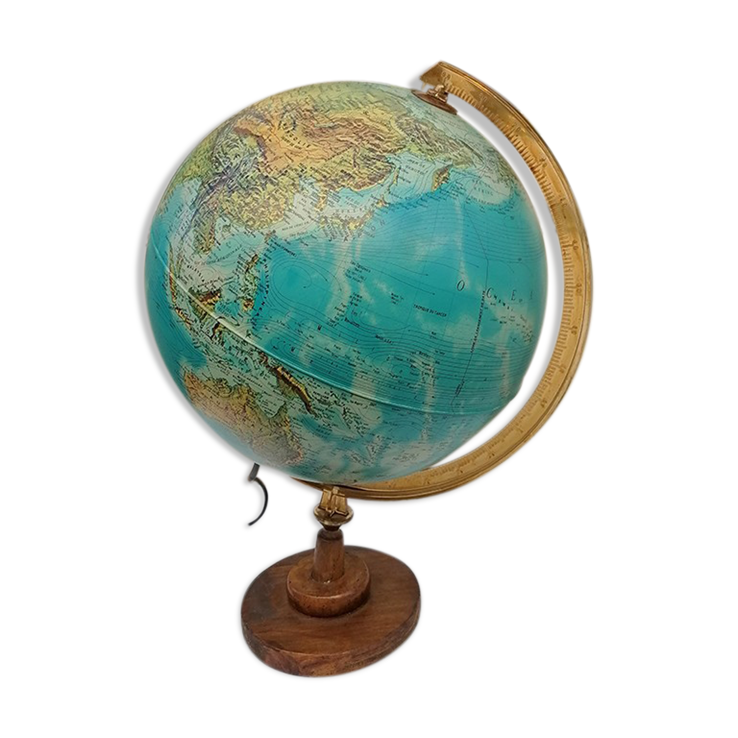 Light earth globe, 1960