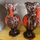 Pair of large Vallauris amphora-style vases, 31 cm high