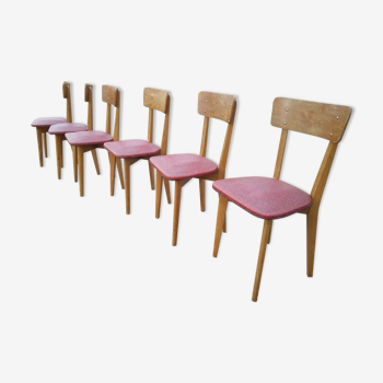 Suite de 6 chaises de cuisine