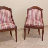 Cherry armchairs