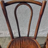 Lot de 5 chaises bistrot Buchon en bois courbé