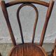 Set of 5 Buchon bistro chairs in curved wood