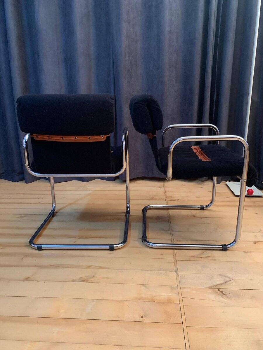 Chairs by Guido Faleschini for i4 Mariani, Italy, 1970s, set of 6