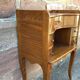 Table d'appoint vintage style regence noyer 1950