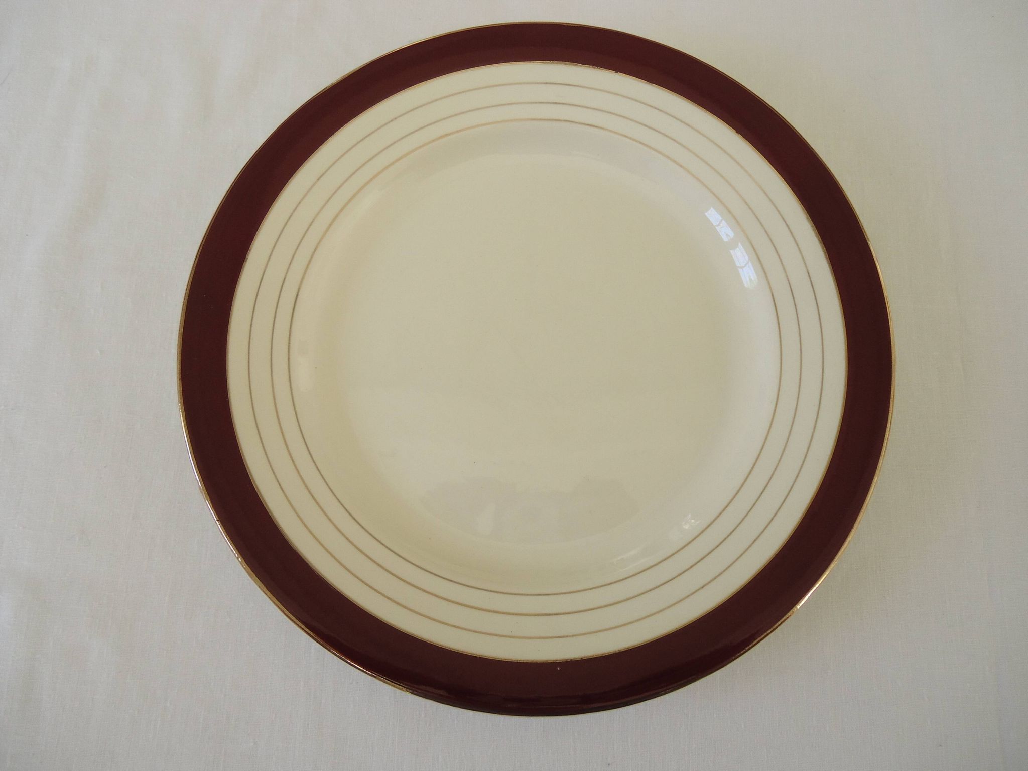 Assiettes plates porcelaine opaque digoin sarreguemines modèle pasteur