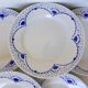 6 dessert plates from Gien, Pervenche model 2106184