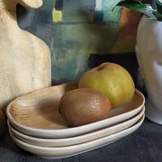 Trois raviers céramique au décor de coups de pinceaux vintages